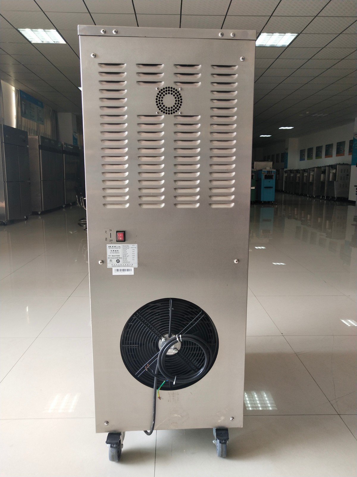 Commercial Soft-Serve Ice Cream Machine