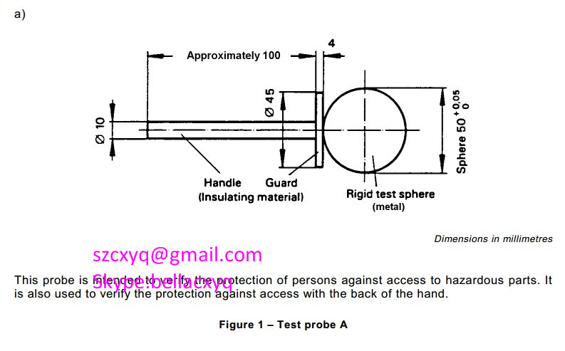 IEC61032 Figure 1 Access Test Probe A - Image 2