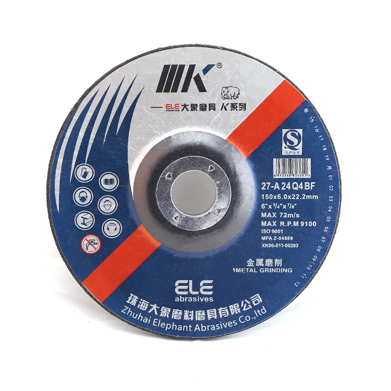 IIIK Brand Factory Price 6 inch grinding wheel 150mm grinding disc for metal - Image 3