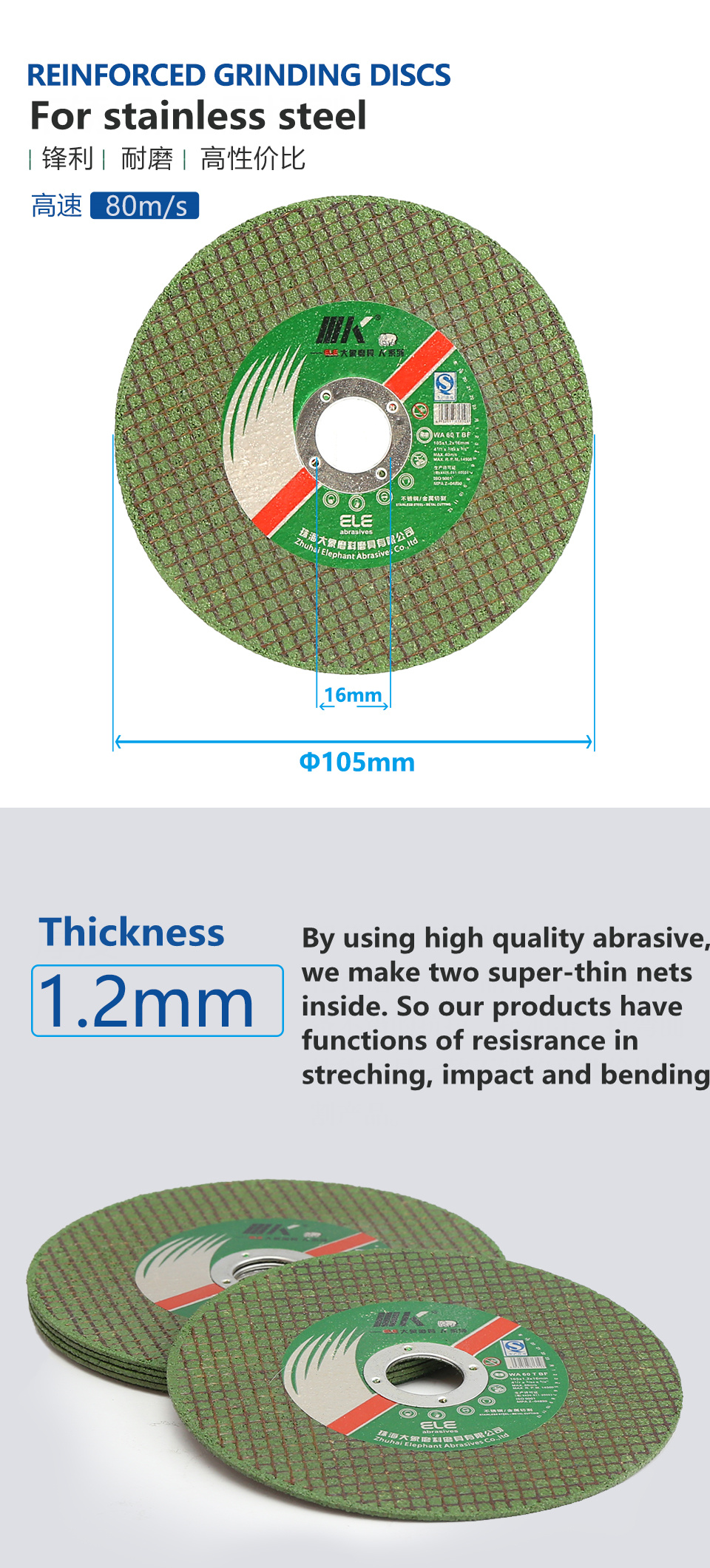 Technical diagram showing reinforced mesh construction