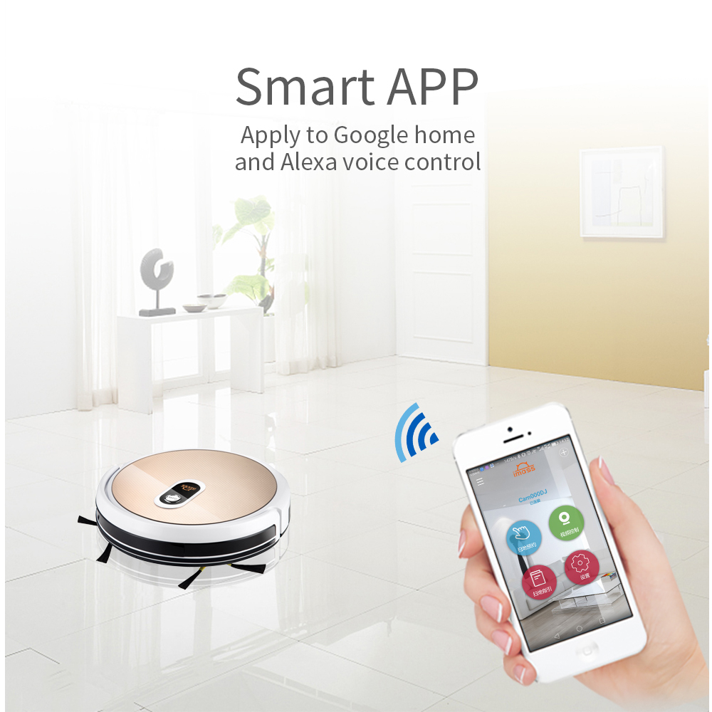 Smartphone app interface showing smart home integration