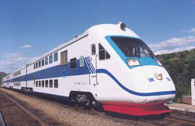 Double-Deck Diesel Multiple Unit Train