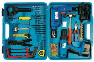Impact and Cordless Drill Combo Set with Accessories