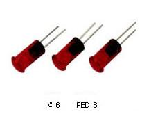 6mm Red Diffused LED Indicator Light
