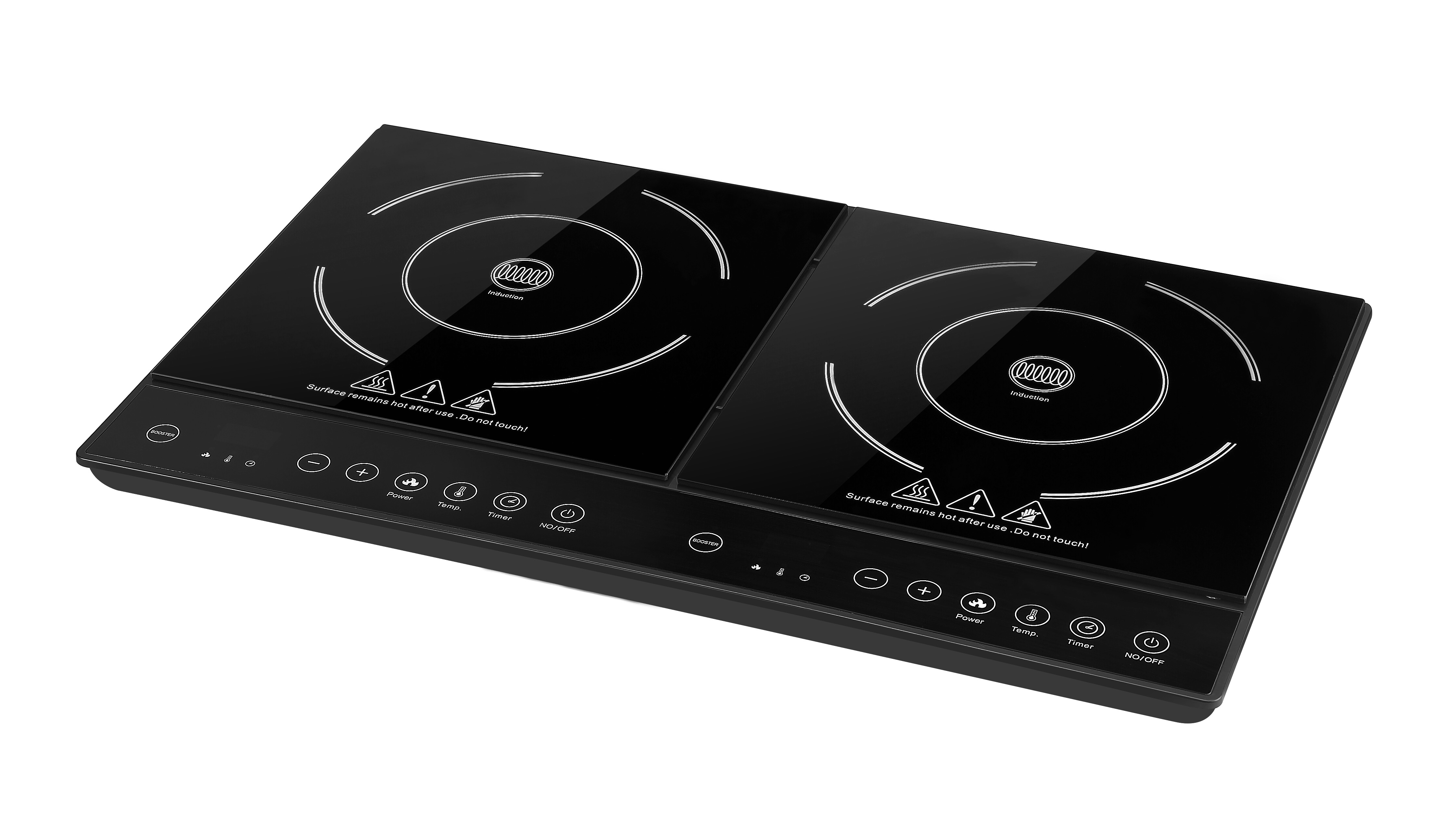 Double Induction Cooktop with Independent Controls