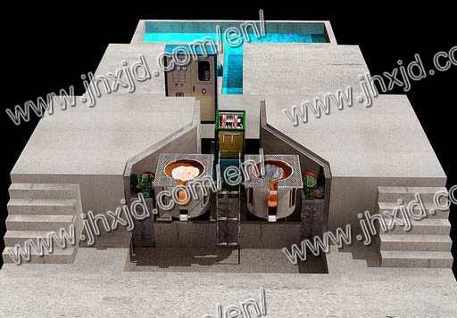 500kg Copper Melting Induction Furnace