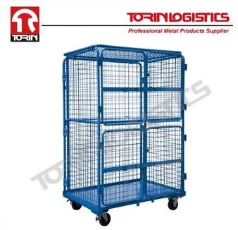 Industrial Mesh Container Trolley