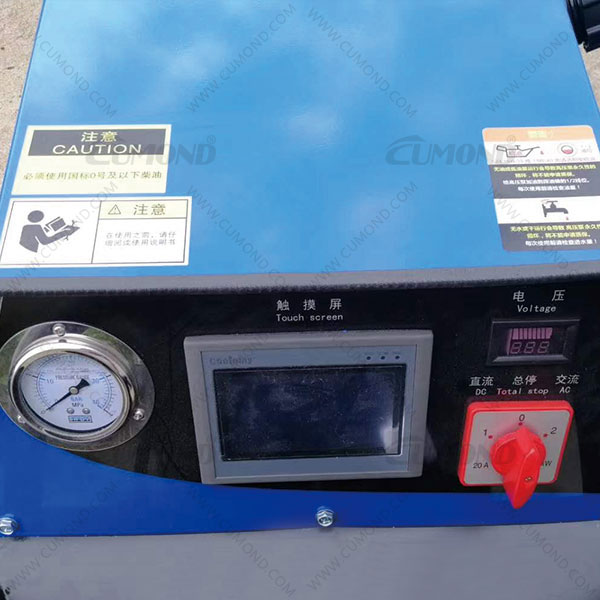Industrial diesel heated electric drive pressure steamcleaner - Image 2
