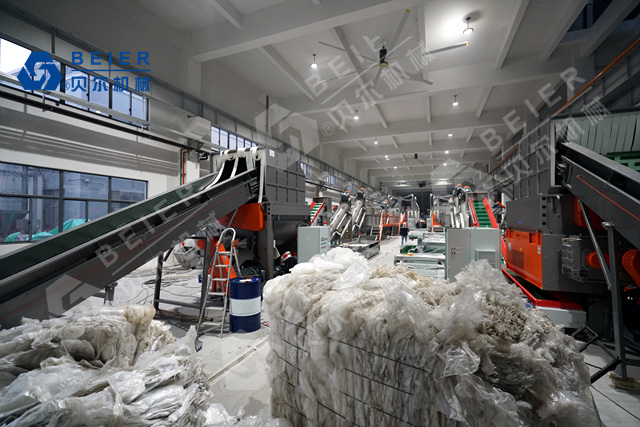 Industrial film PP PE Film Woven bag soft material Waste Plastic Washing Recycling line - Image 3