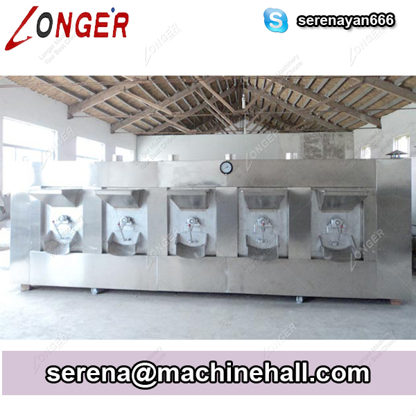 Industrial Nuts Roasting Machine|Large Capacity Peanut Roaster Machine Sale - Image 2