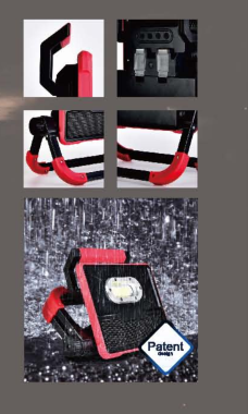 Adjustable LED Worksite Light with Bluetooth