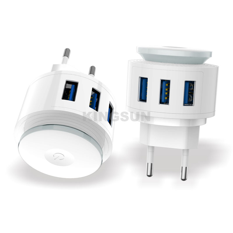 Touch Control Nightlight USB Wall Charger