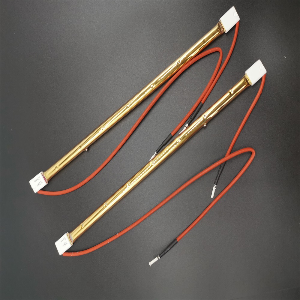 Infrared Gold Coated Quartz Glass Tube for Heat Lamp - Image 2