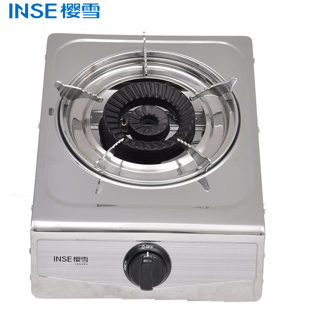 INSE 2022 Hot Sale Household Single Burners Stainless Steel Panel Gas Stove JZY/T-1-E06 - Image 2