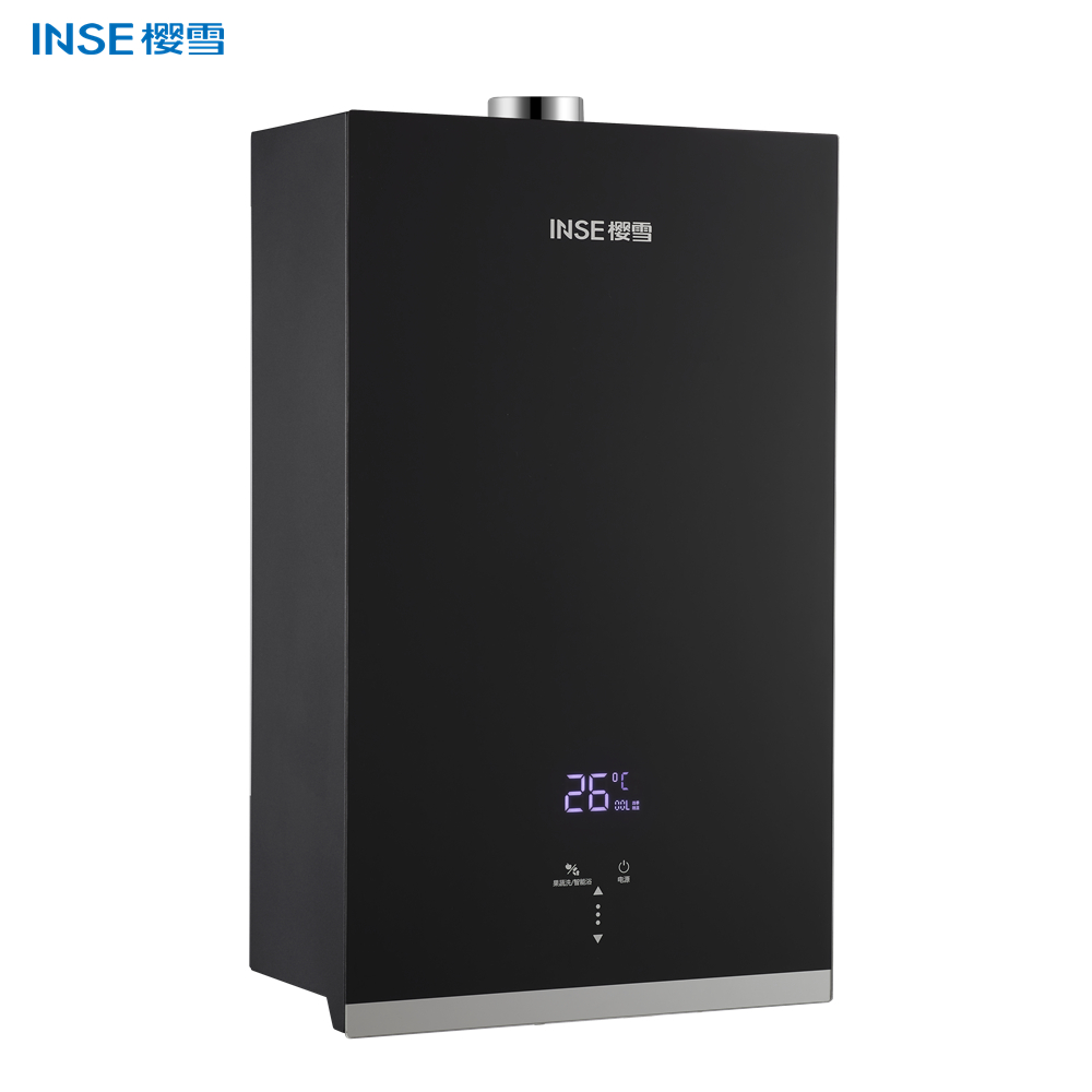 INSE commercial gas water heater with black gas water heater tank QH1807-S - Image 2