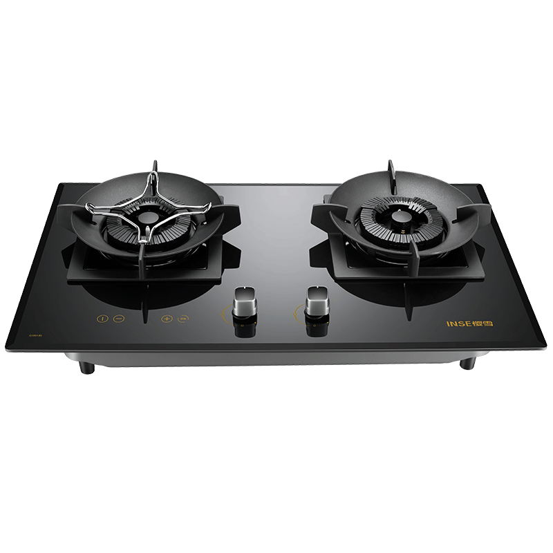 INSE Glass Cooktop 2 Burner AI Gas Stove JZT/Y-Q1601 (B) - Image 2