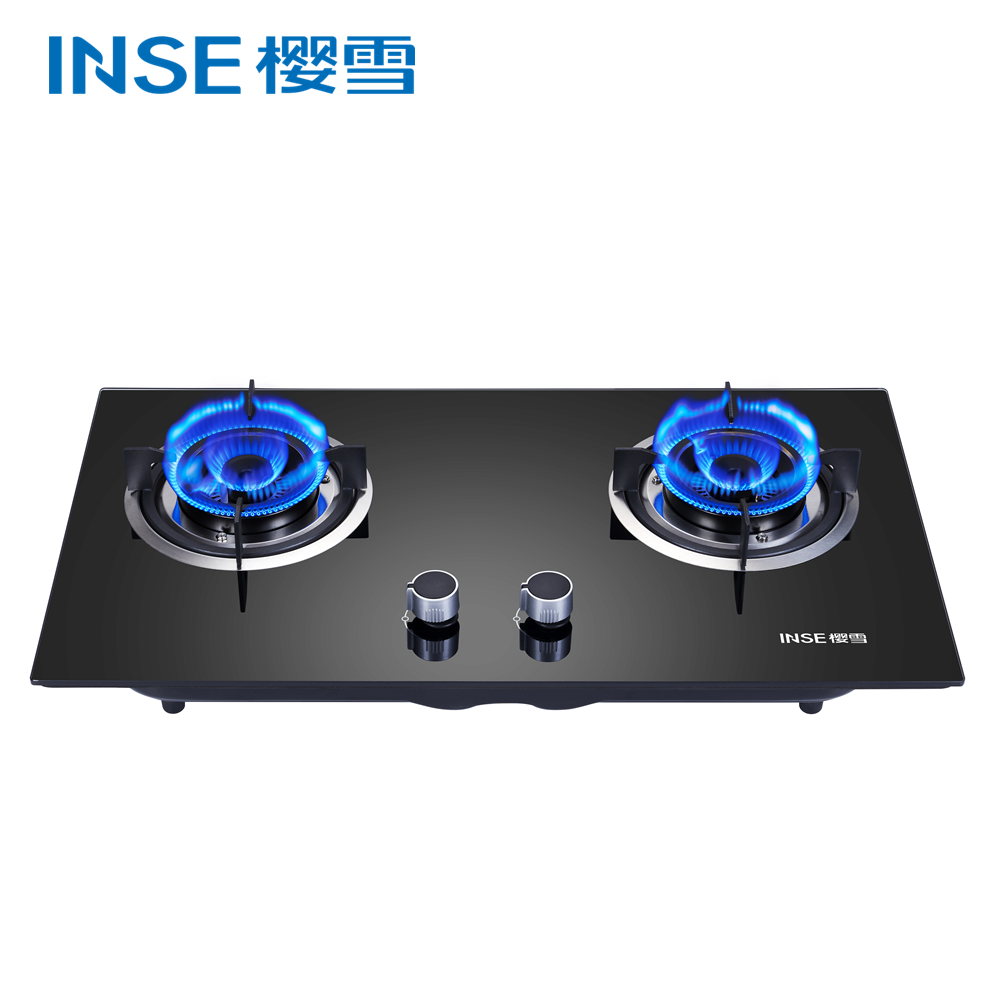 INSE stainless steel gas stove home with black gas stove knobJZY/T-Q2006(B) - Image 3