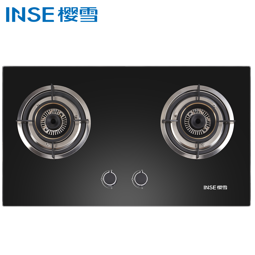 INSE stainless steel gas stove home with black gas stove knobJZY/T-Q2006(B) - Image 2