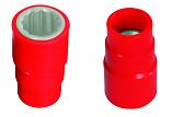 VDE insulated socket being used with a tool
