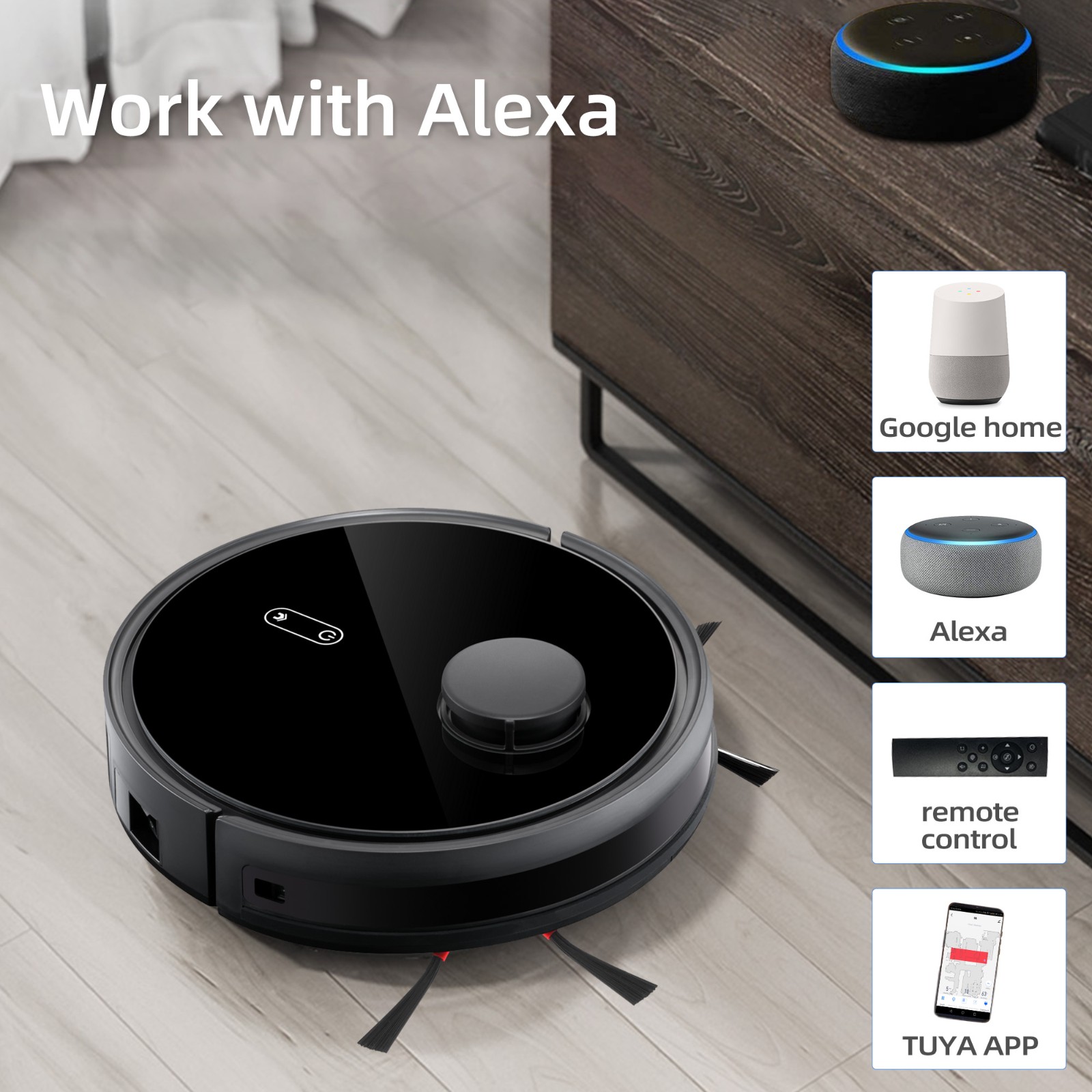 Intelligent Good Robot Vacuum Cleaner with Laser Navigation - Image 2