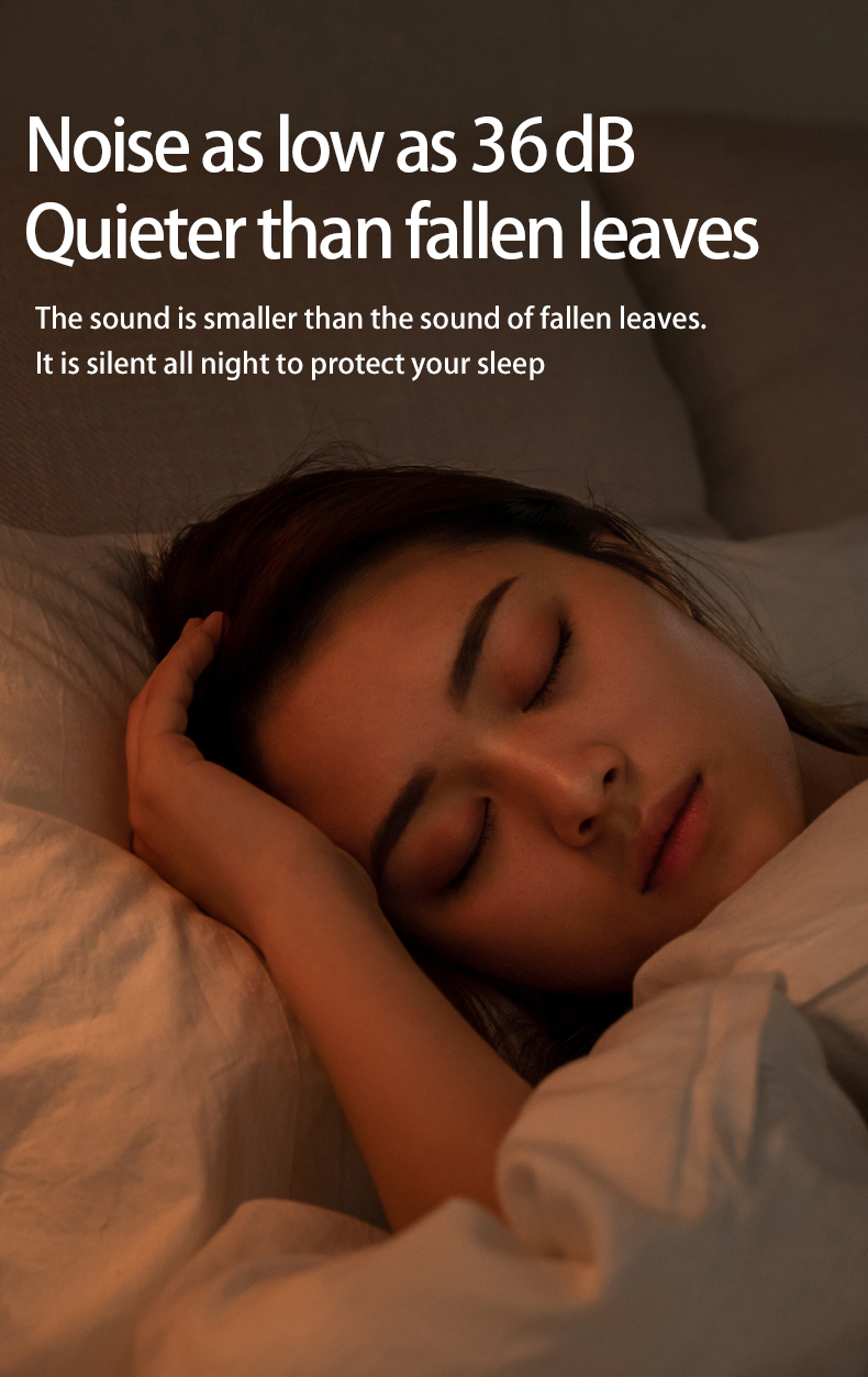 Humidifier in a quiet bedroom setting