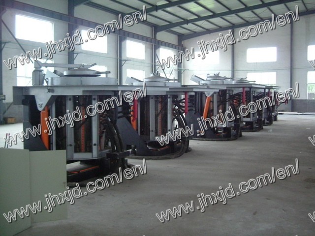 750kg Intermediate Frequency Induction Melting Furnace for Steel