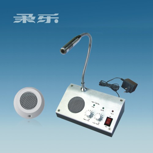Desktop Interphone Paging System with Gooseneck Microphone