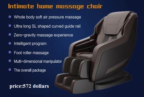 Full Body Air Pressure Massage Chair with SL Track