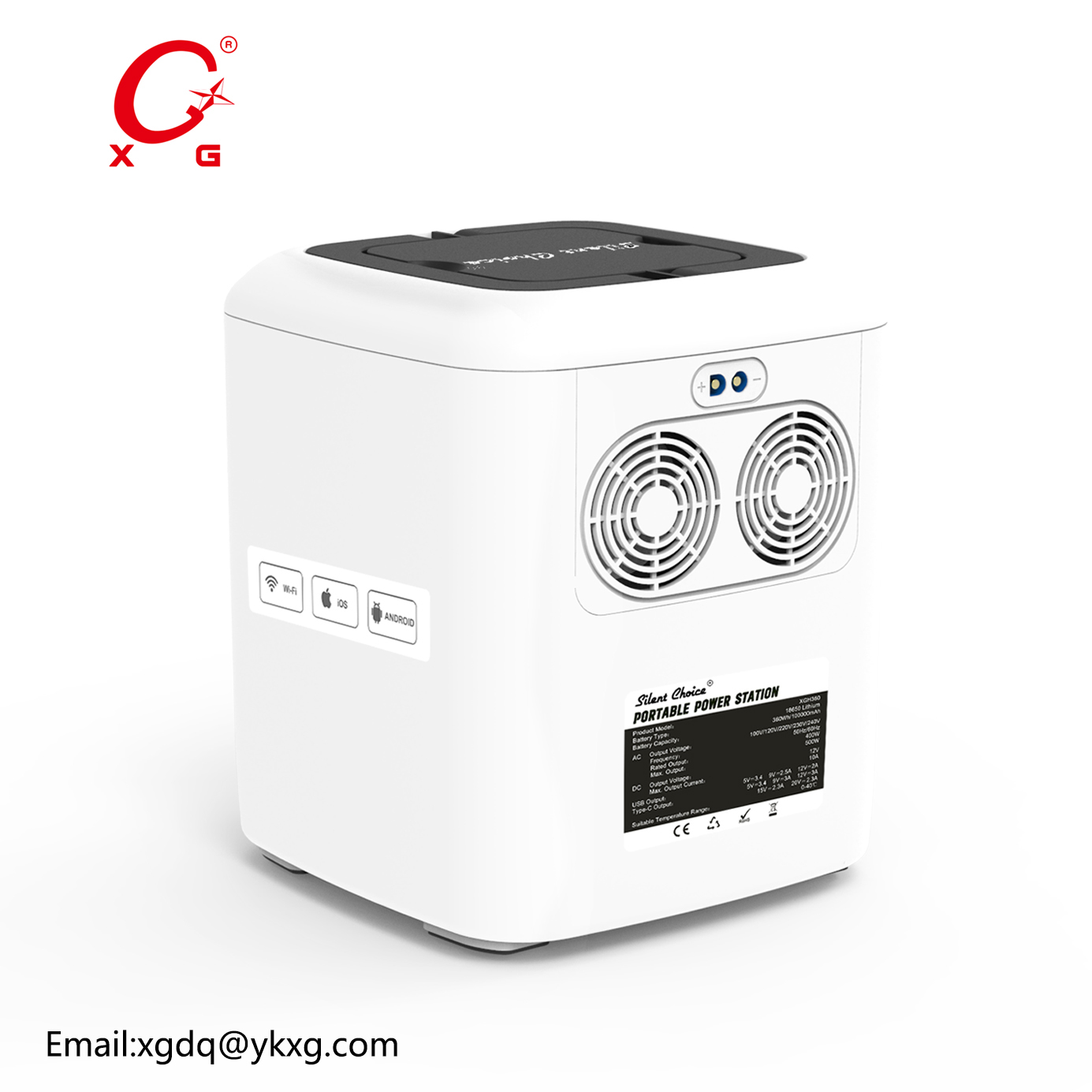 Portable Power Station with 360Wh Lithium Battery