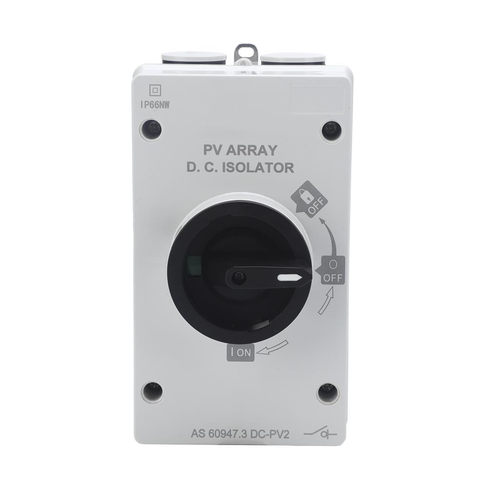 IP66 DC 10A 16A 20A 25A 32A Waterproof Weatherproof Solar PV AC/DC Isolator Switch - Image 2