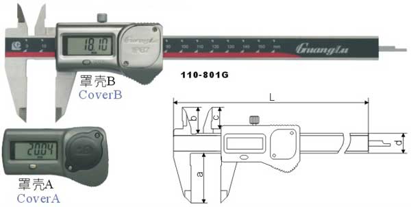 IP67 Waterproof Digital Calipers