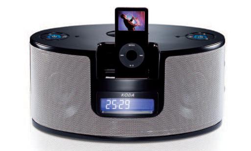 iPod Docking Station with FM Radio and Dual Alarm