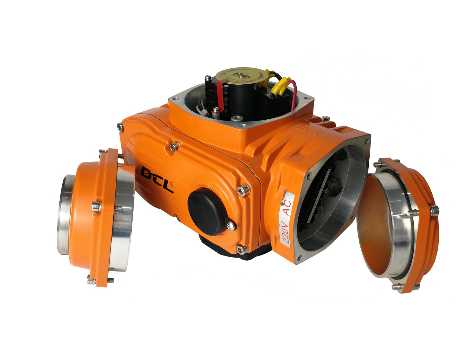 ISO5211 direct installation explosion proof electric actuator for ball valve - Image 2