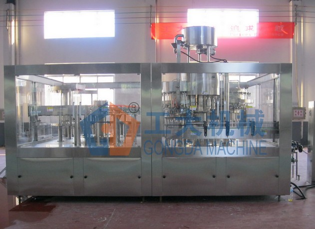 Isobaric Bottle Washing Filling Capping Machine