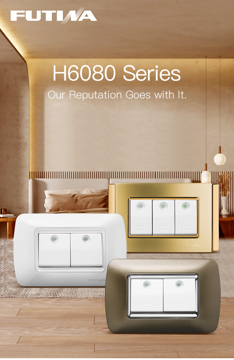 H60/H80 series wall socket design