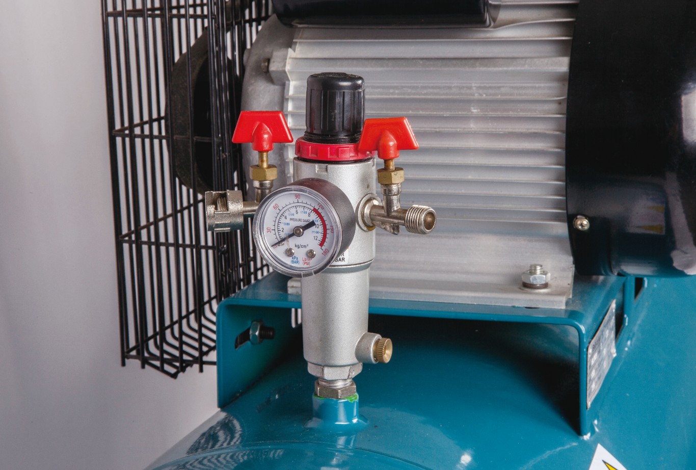 Belt Driven Air Compressor with Horizontal Tank