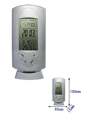 Digital Weather Station with Thermometer, Humidity, Calendar, and Clock