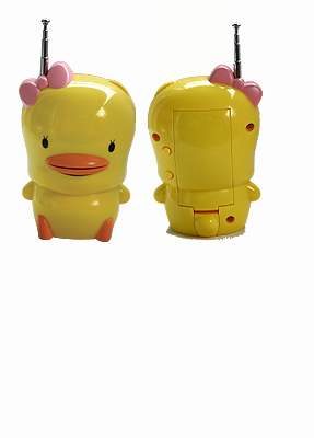 Yellow Duck Shaped FM Radio with Speaker