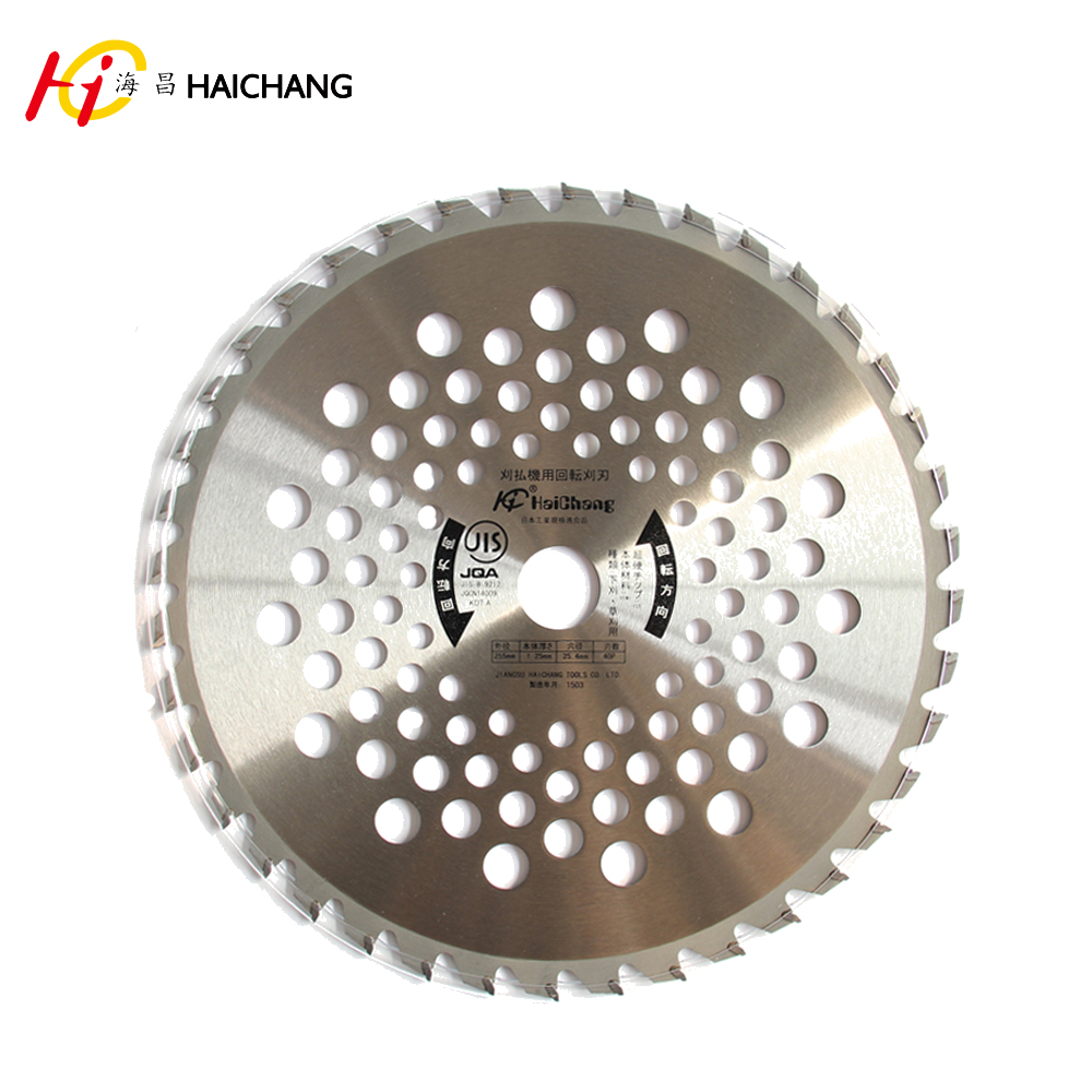 Japan Quality Certification JIS Brush Cutter Blade 255*40T - Image 2