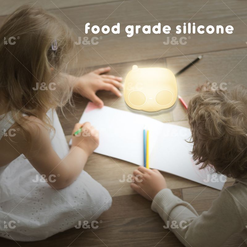 J&C LED Kids light KNL01/02  Radio& TV shape silicone lamp  nursery night light for baby color changing lamps for bedrooms gift pat light  with Touch Sensor  3*AA battery use or recargeable battery - Image 2