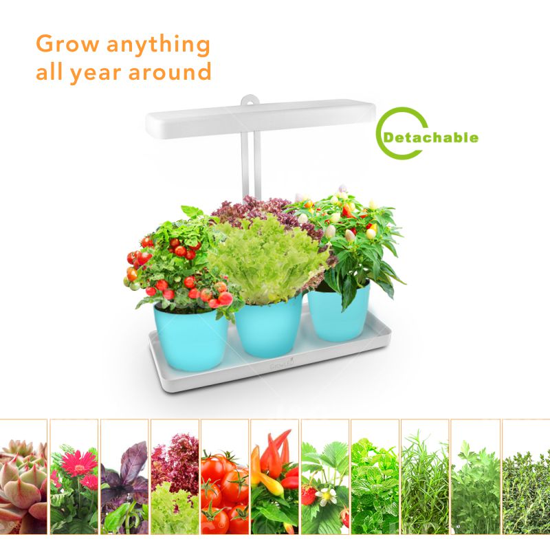 LED Indoor Grow Light with Adjustable Height and Timer