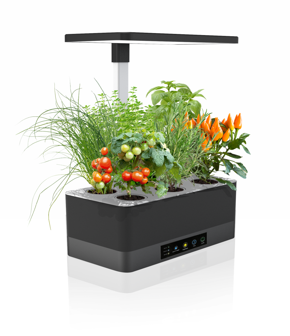J&C MG-SMART-I SHAPE indoor smart plant light countertop grow light planter with timer & indicator brightness adjustable water shortage reminder height adjustable indoor decoration gift - Image 2