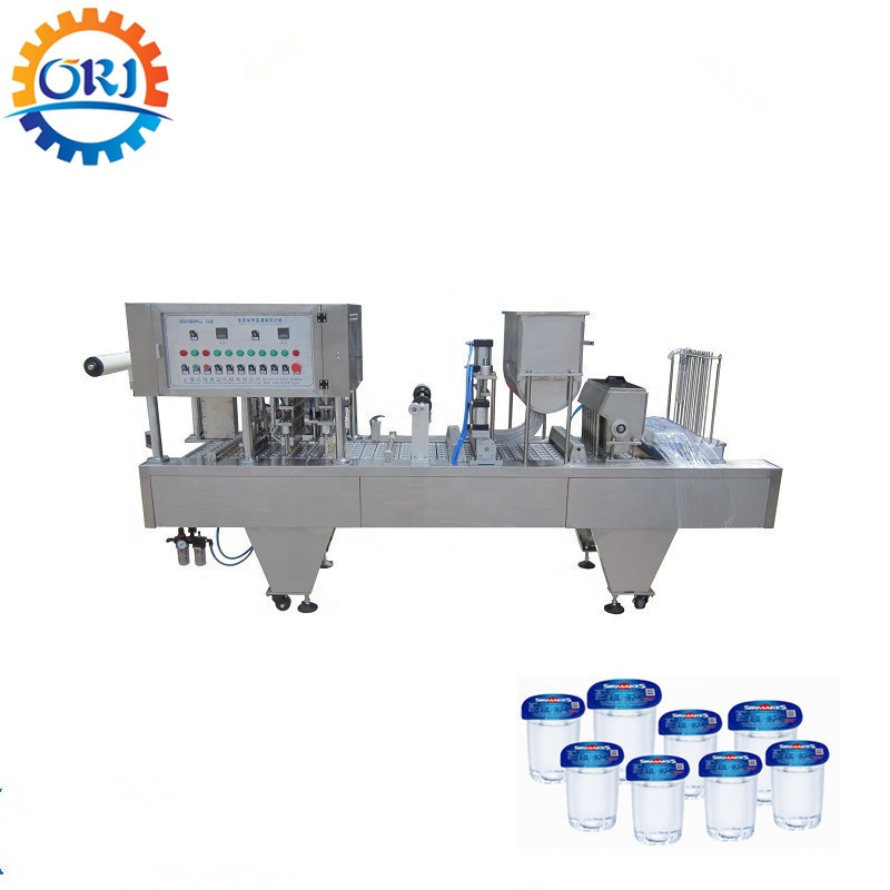 Automatic cup filling and sealing machine unit