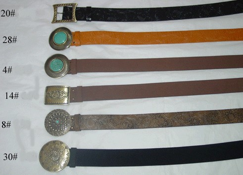 Assorted Fashion Belts with Buckles