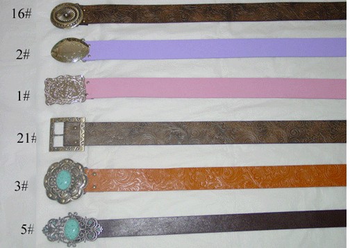 Decorative Metal Belt Buckles with Straps