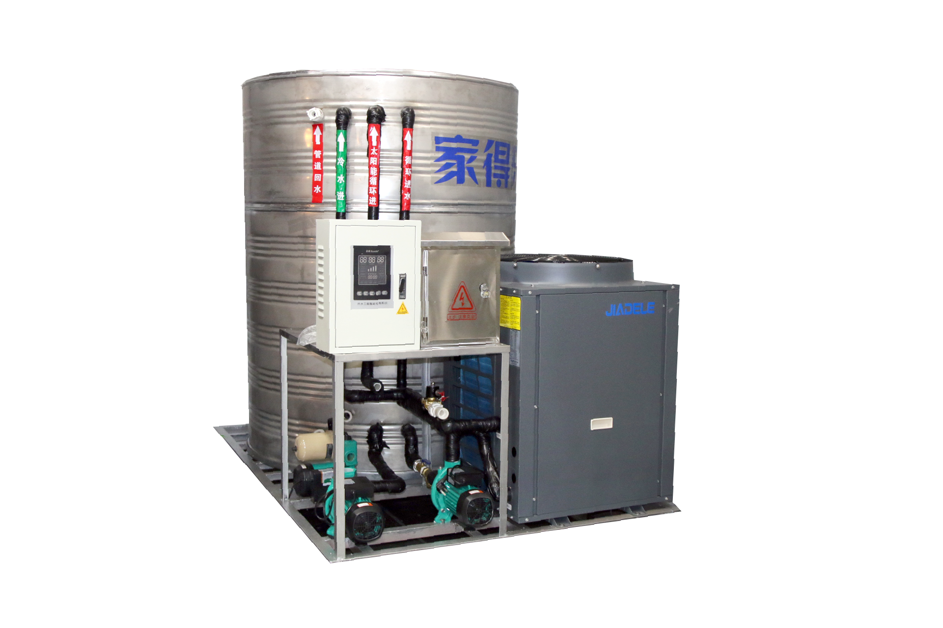 JIADELE commercial air source heat pump inverter Industrial Heater air source heat pump - Image 3