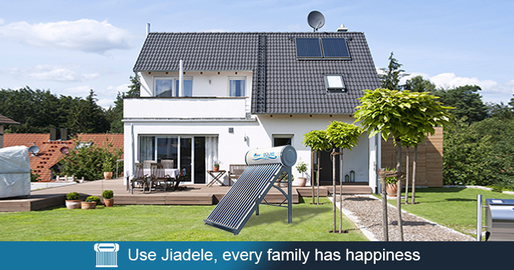 Split solar water heater system diagram