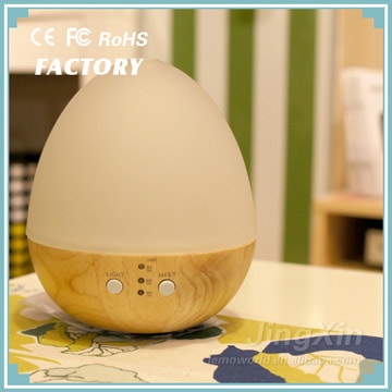Ultrasonic Aroma Diffuser with Wood and Glass Design