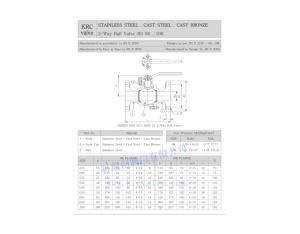 JIS Marine 2-Way Ball Valve