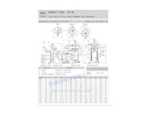 Cast Iron Simplex Oil Strainer for Marine Applications